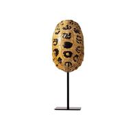 YUZDNM Statue décorative en Imitation écaille de Tortue | Figurine en écaille de Tortue tachetée avec Support, idéale pour Le Salon, Le Bureau ou Une étagère. Résine, Fabrication Artisanale