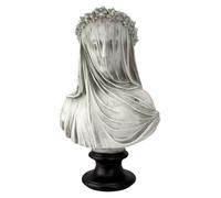 YUZDNM Statue Sculpture Figurine - Buste de la Vierge voilée, Collection de Figurines de Bureau, Accessoires, Cadeaux pour Les Amoureux/Le Bureau/la Maison