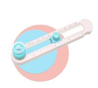 YUZHEDM Coupeur de Papier Circulaire Cutter Rotatif Lames Compass Circle pour Diamètres 2-20 cm Cutter Circulaire Plastique Réglable pour Scrapbooking Cartes de Vœux Artisanat