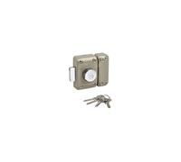 Yale Verrou à bouton YV25 - Cylindre 5 goupilles Ø 23 mm L 50 mm - 4 clés