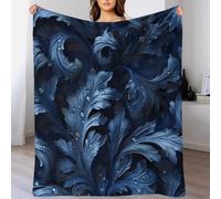 YVASPQRTW Faune Oiseaux Chanteurs Jungle Couverture Polaire Douce, Impression Numérique Oiseau Forêt Tropicale Nature Plaid De Salon Enfants Adultes, 50x60inch(127x152cm)