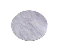 YVZYLXH Plateau Tournant Lazy Susan, Plateau de Service Rotatif en Pierre Frittée, Mécanisme à Rotation 360° en Métal, Idéal for Table à Manger et Partage de Repas(Gray-b,90cm/35.4in)