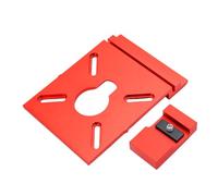 YWBL-WH Adaptateur de Rail de Guidage de Routeur CNC en Aluminium, | Accessoire de Rail de Scie à Chenilles, Aluminium Cnc, Finition Anodisée, Fraisage Droit du Bois, Ajustement du Système