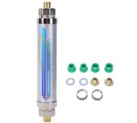 YWBL-WH Adoucisseur D'eau Magnétique, Système de Détartrage sans Sel, en Acier Inoxydable, Dissolvant de Tartre pour Toute la Maison, pour Douche, Lave-vaisselle, Chauffage Solaire (3/4 pouces