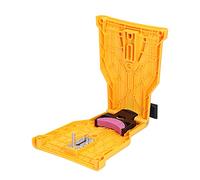 YWBL-WH Affûteur de Tronçonneuse, Affûteur de Dents de Scie à Chaîne en ABS, Outil de Meulage Rapide avec Conception à Palette Fixe, Portable et Facile à Utiliser pour Le Travail du Bois, Les
