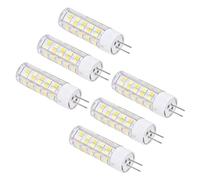 YWBL-WH Ampoule G4 en Céramique PC 220V, Petite Ampoule de Plafond, 3 Couleurs de Lumière 30000H, pour Maison, Bureau, Lampe Murale, Lampe de Table, 6 Pièces (G4 7W 64LED)