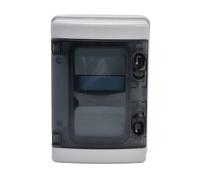 YWBL-WH Boîte de Distribution d'énergie, Boîtier de Protection de Distribution sur Rail DIN ABS PC IP65 Couvercle Transparent 4 Voies 210 X 140 X 95 Mm pour le Câblage électrique Intérieur et
