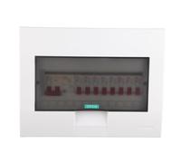 YWBL-WH Boîte de Distribution, Plastique, éclairage Intérieur, Interrupteur de Protection contre les Fuites à 8 Voies, 63A 230/400V, Idéal pour les Garages et Caravanes