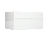 YWBL-WH Boîte de Jonction d'alimentation, Boîtier ABS étanche classé IP65 pour une Utilisation Intérieure et Extérieure, Boîte de Distribution 240 X 160 X 120 Mm pour Projets électroniques de