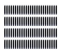 YWBL-WH Cartouches d'encre pour Stylo Plume, Recharges d'encre Bleu foncé, Noir, Rouge, Diamètre 'alésage de 3,4 Mm, Parfaites pour l'écriture à l'école, au Bureau et à la Maison (100PCS)