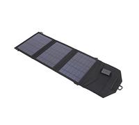YWBL-WH Chargeur Solaire, Chargeur de Panneau Solaire Pliable en Polysilicium, Sortie USB 10,5 W 5 V, Conversion à 19% avec Crochets pour Le Camping, la Randonnée, Les Voyages et Les Appareils