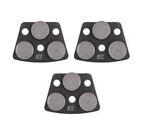 YWBL-WH Chaussures de Meulage Diamantées, Disque de Meulage Trapézoïdal Diamant et Acier allié, 3 Dents Cylindriques 30, Trou de 9 Mm, Tête de 10 Mm, pour Couper le Sol en Béton, Enlever la
