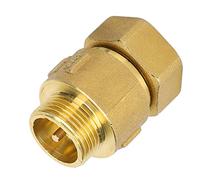 YWBL-WH Clapet Anti-retour, Laiton 1 Voie, DN20x25 | Raccord fileté pour compteur d\'eau, montage sur canalisation horizontale ou verticale, disque à faible résistance au débit