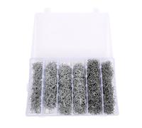 YWBL-WH Clous de Soudage en Plastique 3000 Pièces, 6 Formes Haute dureté