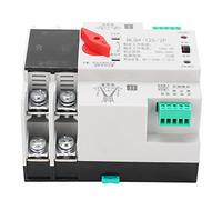 YWBL-WH Commutateur de Transfert Automatique, Commutateur d'alimentation sans Interruption monté sur Rail DIN ABS, Commutation Milliseconde 2P PC Niveau 80A pour équipement de Contrôle de (40A)