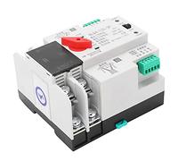 YWBL-WH Commutateur de Transfert Automatique, Commutateur d'alimentation sans Interruption monté sur Rail DIN ABS, Commutation Milliseconde 2P PC Niveau 80A pour équipement de Contrôle de (63A)
