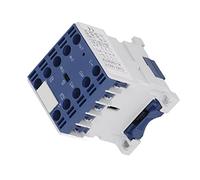 YWBL-WH Contacteur AC 3 Pôles Normalement Relais de Commande de Démarreur de Moteur 12A Montage sur Rail DIN Boîtier en Plastique 660V Isolation 50 60Hz pour Panneaux de Commande de Circuit triphasé