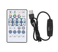 YWBL-WH Contrôleur de Bande LED pour éclairage Intelligent RVB, Contrôle WiFi et Application, Mode de Synchronisation Musicale pour Bandes LED 5 V à 3 Broches, Idéal pour les Fêtes et la Décoration