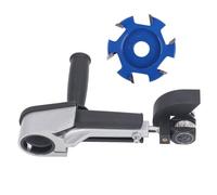 YWBL-WH Convertisseur de Meuleuse d'angle à Main Réglable, Convertisseur d'adaptateur de Meuleuse 'angle en ABS et en Acier allié, Se Convertit en Machine à Sculpter pour les Utilisateurs de
