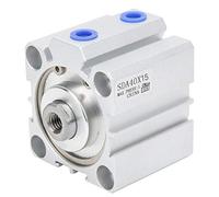 YWBL-WH Cylindre Pneumatique SDA40 Cylindre Pneumatique en Alliage d'aluminium Double Effet PT1 8 Entrée d'air 0,15 à 0,8 MPa Options 3 Temps pour les équipements 'automatisation Industrielle et
