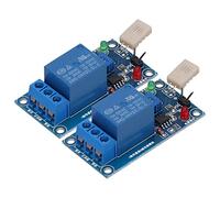 YWBL-WH DC 5V Contrôleur d'humidité Module Interrupteur, 2-Pack PCB | Réglage du seuil prédéfini, compatibilité avec la sonde du capteur HR202, interface à broches soudables