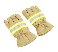 YWBL-WH de Lutte contre le Feu, 3 Couches Ignifuges | Tissu Ignifuge, TPU Imperméable, Feutre Isolant, Adulte Mixte, Kaki, Antidérapant Résistant à L'usure, Sauvetage Incendie