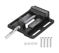 YWBL-WH Étau de Perceuse à Colonne de 3 Pouces, Conception à Pince Plate, Maintien de Précision, pour Perceuse, Réparation Mécanique D'atelier à Domicile 6,1x5,5 Pouces Poignée Rotative