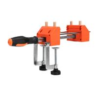 YWBL-WH Étau Domestique en ABS et Acier Inoxydable, Pince d'établi Universelle, Petit étau d'établi de Table pour le Travail du Bois, Support de Serrage 3 en 1 avec Broches en Bois pour les