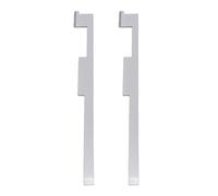YWBL-WH Grattoir à Colle pour Ruban de Chant en Acier Inoxydable, Double | Matériau durable, Manche long, Adsorption magnétique, Efficace pour le nettoyage