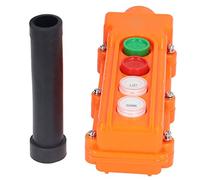 YWBL-WH Interrupteur à Bouton-poussoir de Grue, Couvercle ABS, Interrupteur à Bouton de Grue, 500V 5A, IP65, Contrôleur Suspendu Portatif étanche à la Pluie pour Grues, Palans électriques, Hayons de