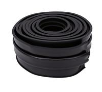 YWBL-WH Joint de Bas de Porte de Garage, Enclenchement Insonorisant | Caoutchouc, 10 Cm X 6 M, Résistant aux Intempéries, Bloque Vent Poussière Feuilles, Convient aux Portes Enroulables,