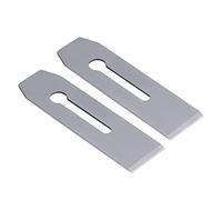 YWBL-WH Lames de Rechange pour Rabot à Main, 51 Mm en Acier traité | Outils à main pour le travail du bois, largeur de lame de 51 mm, coupes de maintien des bords, corps trempé intégré,
