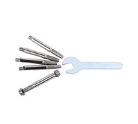 YWBL-WH Mèches d'affûtage de Tronçonneuse, Pierres à Aiguiser, Foret d'affûtage de Tronçonneuse, 5 Pièces, Lame de 4,8 Mm, Longueur de 48 Mm pour Petite Scie à 325 Grandes 8 Utilisateurs de Chaîne
