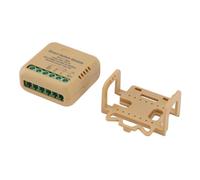 YWBL-WH Mini Commutateur de Relais WiFi Intelligent, Module de Commutateur D'éclairage Intelligent à 2 Voies, Fonctionne avec Alexa Home, Double Contrôle, Aucun Recâblage Nécessaire