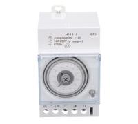 YWBL-WH Minuterie Mécanique de 24 Heures, Synchronisation Précise avec Bouton de Réglage Facile et Conception Compacte, Installation sur Rail DIN pour Un Usage Industriel Domestique