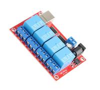 YWBL-WH Module de Relais à 4 Canaux, Matériau PCB, capacité de Relais 10 A pour le Fonctionnement de la Télécommande dans les Applications Domestiques et Industrielles (5V)