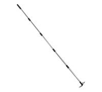 YWBL-WH Outil D'arrachage de Mauvaises Herbes avec Manche Réglable de 180 Cm, 2 en 1 Râteau et Houe de Jardin pour Pelouse