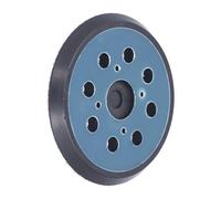 YWBL-WH Patin de Ponçage Disque de Ponçage à Boucle à Crochet ABS 120 Mm 4,7 Pouces Disque de Polissage électrique à 8 Trous pour Châssis de Ponceuse électrique Travail du Bois Polissage et de Surface