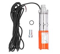 YWBL-WH Pompe à Vis DC, Puits Profond Solaire 12V, 300W 30m Haute Levée | Corps en Acier Inoxydable, Moteur en Laiton, Fonctionnement Silencieux, Ressort de Contrôle du Sable, Irrigation Agricole,