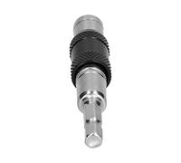 YWBL-WH Porte-embout Hexagonal en Acier au Chrome Vanadium, Tige D'extension Multi-angle Autobloquante avec Anneau de Verrouillage à Dégagement Rapide pour Perceuse électrique, Tournevis (Argent Noir)