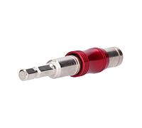 YWBL-WH Porte-Embout Hexagonal en Acier au Chrome Vanadium, Tige D'extension Multi-Angle Autobloquante avec Anneau de Verrouillage à Dégagement Rapide pour Perceuse électrique, Tournevis (Argent