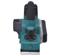 YWBL-WH Raboteuse électrique à Main sans Fil, 82 Mm, 3 1 4 Pouces, en Acier Inoxydable, Nylon PA6, 15 000 Tr/min, Profondeur Réglable de 0 à 2 Mm, pour le Travail du Bois, les Charpentiers de
