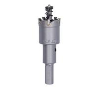 YWBL-WH Scie Cloche en Acier Rapide, Coupe-trou, 55 Mm, Trois Lames, Angle d'inclinaison, Profondeur de Travail de 25 Mm, pour Plaque d'Acier en Fonte, Acier Inoxydable épais (25mm)