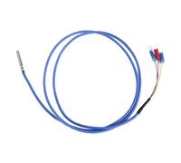 YWBL-WH Sonde de Capteur de Température PT100 Capteur RTD en Acier Inoxydable 1 M Fil PTFE plaqué Argent 122 à 662 °F Étanche Résistant à l' pour Réservoir d'eau Piscine Utilisation Industrielle