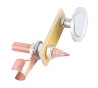 YWBL-WH Tête Magnétique de Soudage, Connecteur de Terre en Fer à Tête Unique avec Panneau Isolant de 4 Mm pour Soudeuse par Points, Mise à la Terre de la Machine à Souder, Utilisation par les