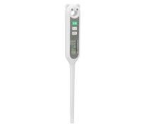 YWBL-WH Thermomètre à Viande Numérique, Thermomètre à Sonde ABS avec Grand écran LCD, Aimant Interne et Trou de Suspension, 58 à 572 Fahrenheit, pour Cuisine, Barbecue, Intérieur et Extérieur