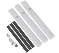 YWBL-WH Veilleuse de Chevet Magnétique à LED, Lampe d'armoire Rechargeable avec Capteur de Mouvement pour Placard et Chambre à Coucher (3PCS)