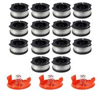 Yweller Lot de 20 bobines de rechange A6481 A6485 - Diamètre : 1,65 mm - Longueur : 10 m - Pour coupe-bordure sans fil Black + Decker STC1840EPC, STC1820, ST5530, GLC3000 avec cache de bobine RC-100-P
