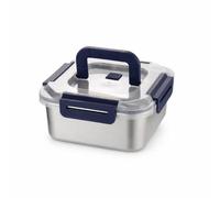YWJLQH Boîte Repas Hermétique en Inox, Couvercle blanc cassé 2500ML