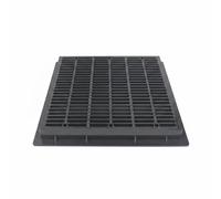 YWJLQH Grille de Drainage Piscine Couvercle pour Canalisation Plaque de Filtration Entrée Large en Plastique Installation Sûre Adaptée aux Plans d'eau Privés, Noir, Noir, 250 250mm